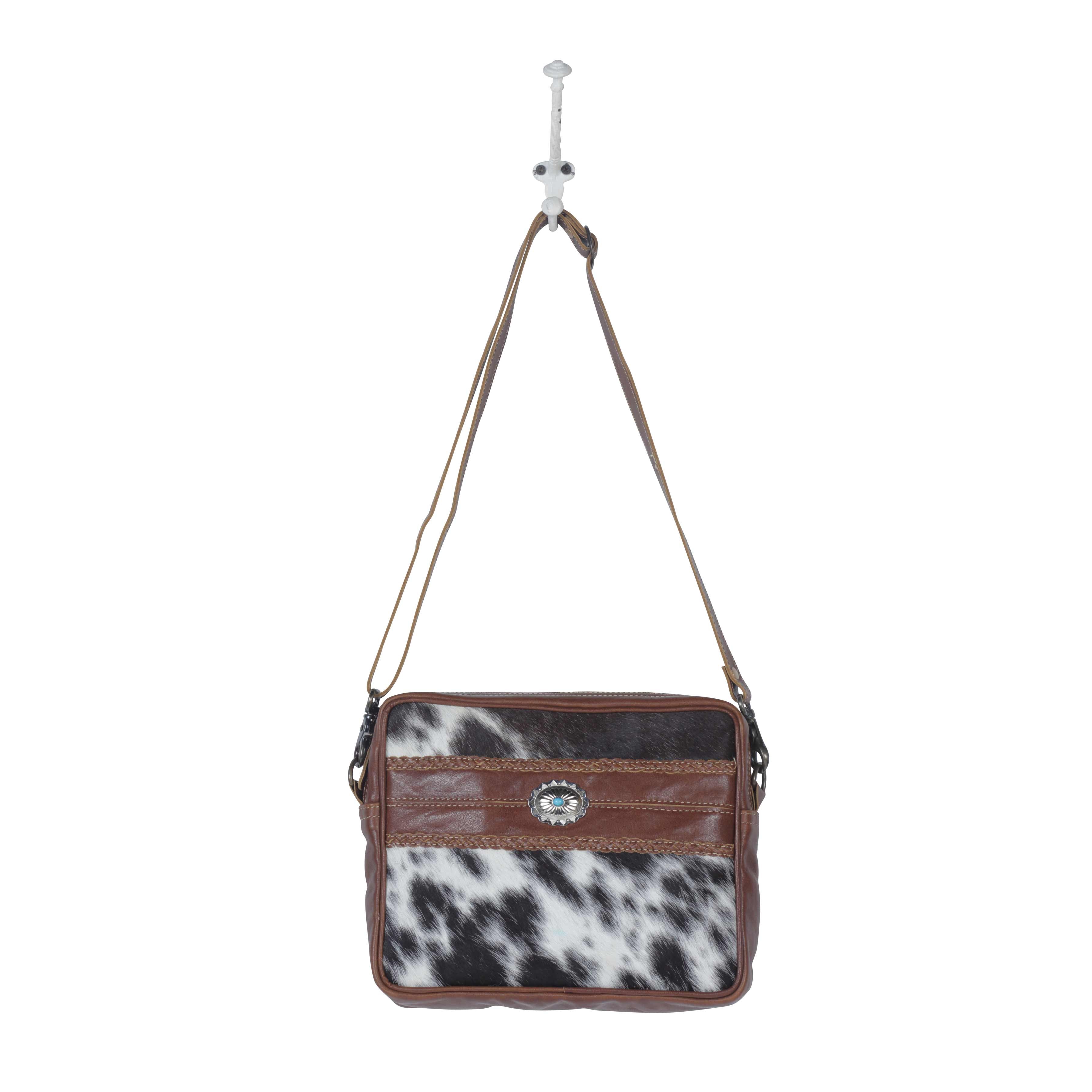 Silvi Leather & Hairon Bag