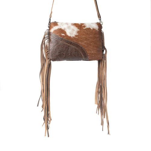 Fractional Leather & Hairon Bag