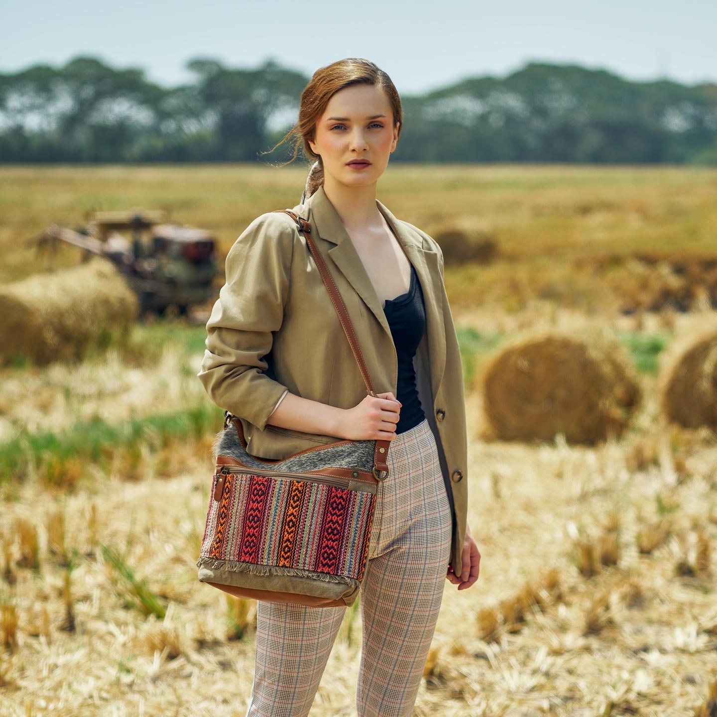 Orange Skies  Shoulder Bag