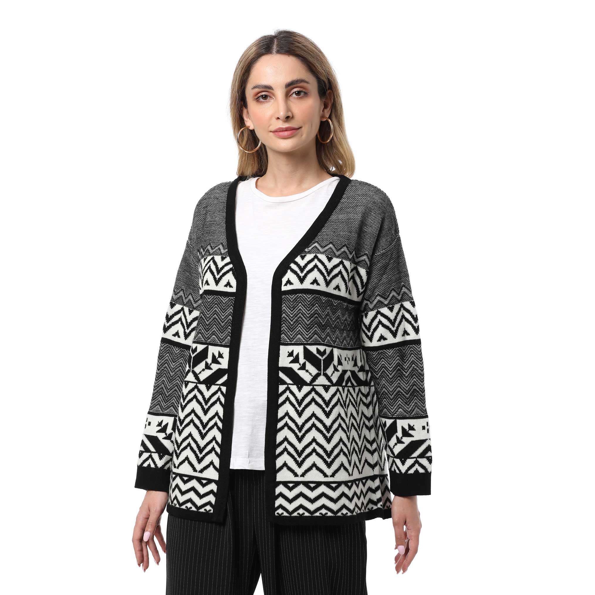 Shield Cardigan Sweater