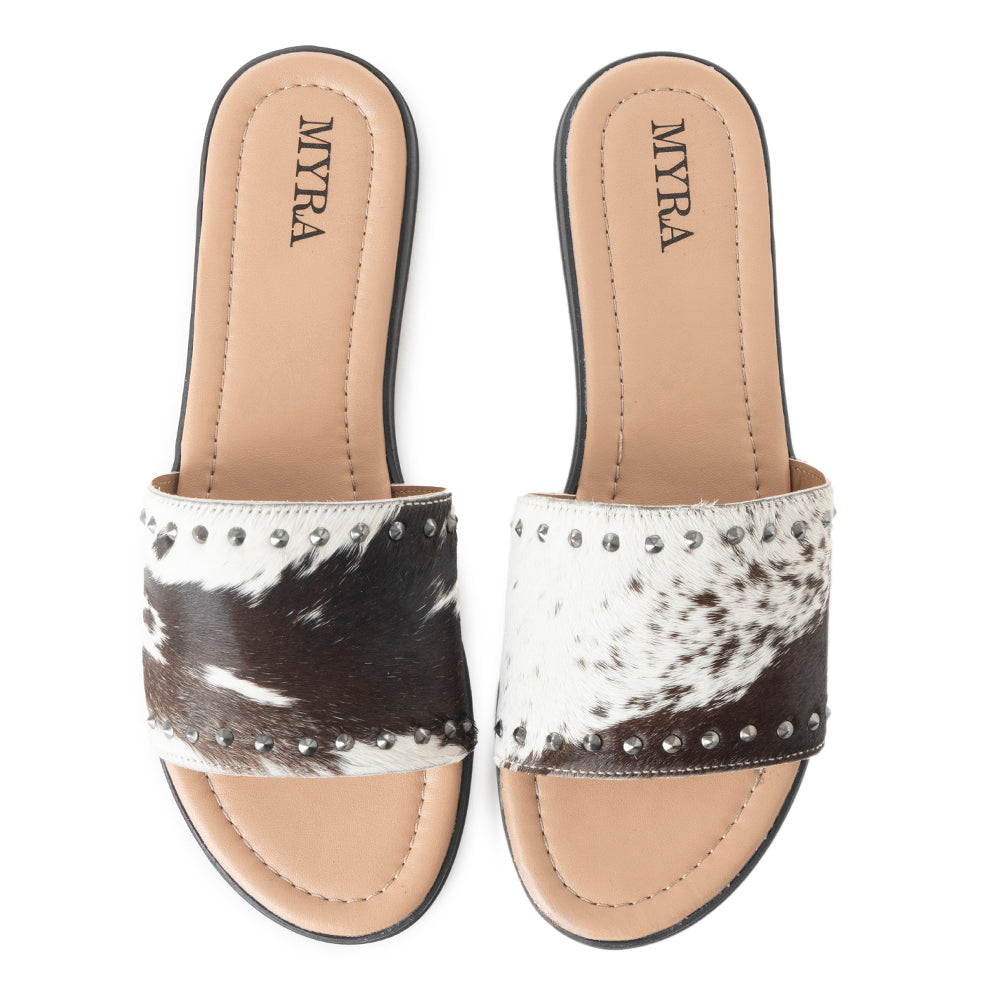 Silver Studded Flats
