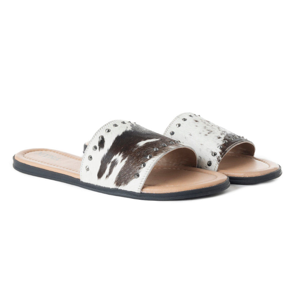 Silver Studded Flats