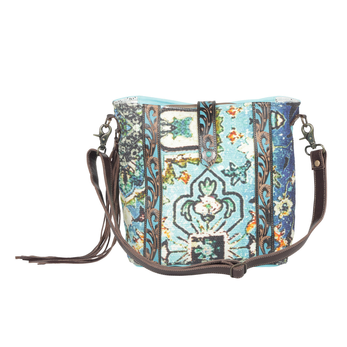 Cool Mantra Hand-Tooled Bag