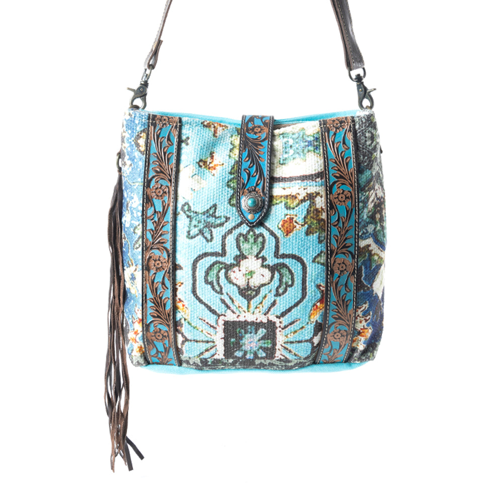 Cool Mantra Hand-Tooled Bag