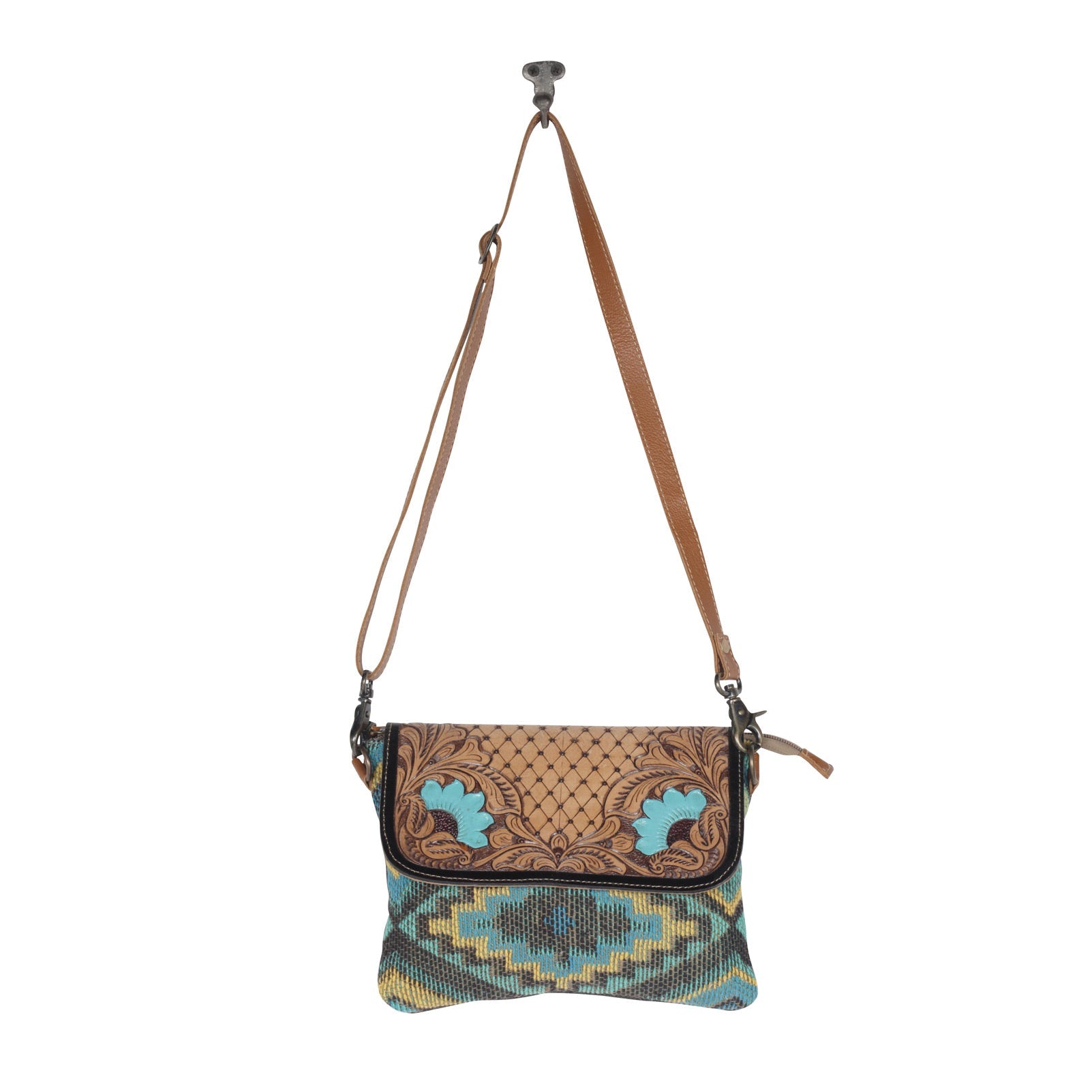 Meraki Hand-Tooled Bag