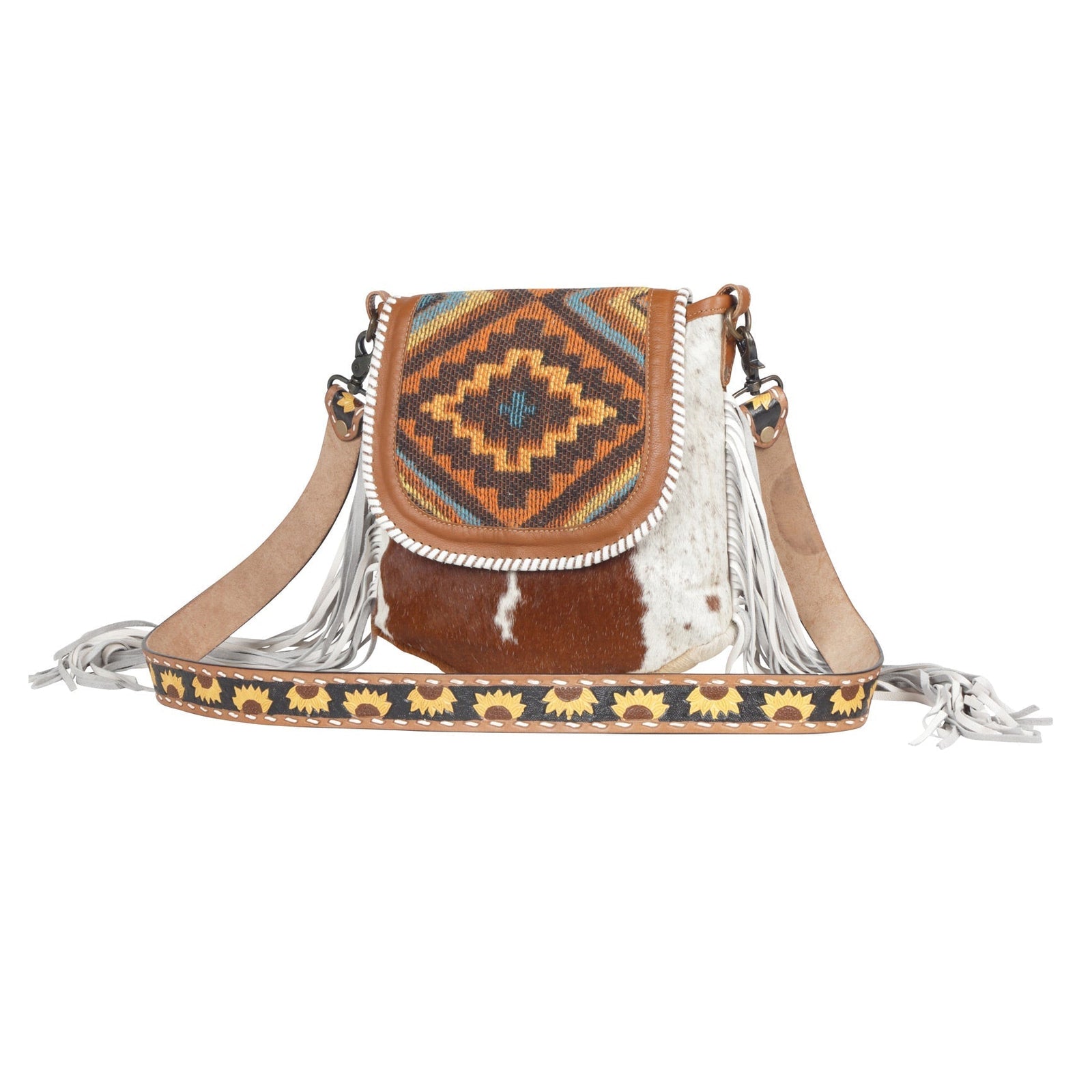Bohemian Diva Leather & Hairon Bag