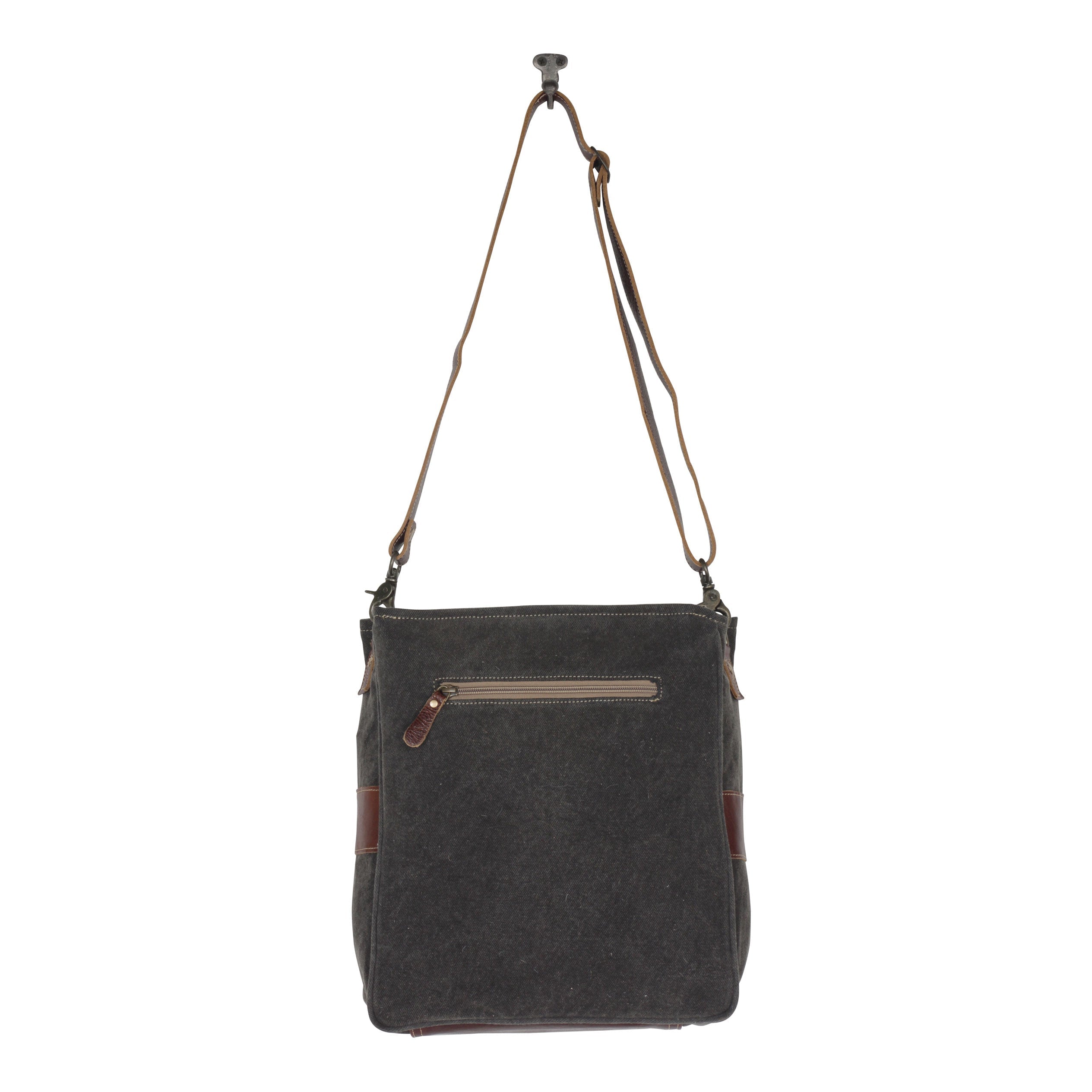 Geometric Accent Shoulder Bag