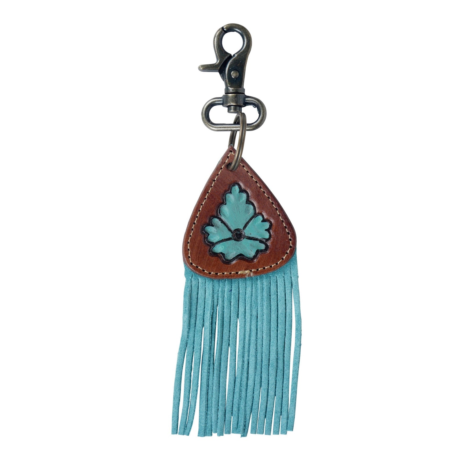 Cyan dream catcher Key Fob