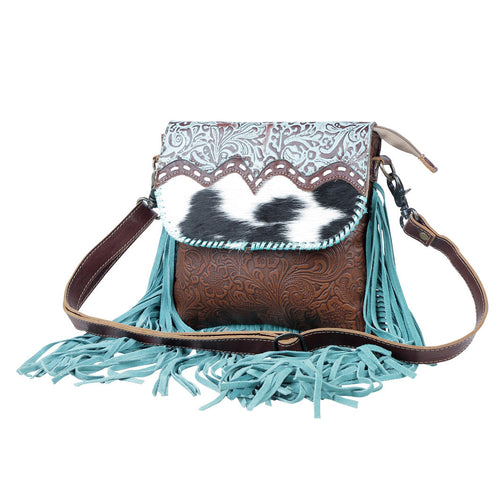 Conglomerate Leather & Hairon Bag