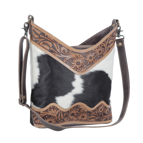 coco and cream Hand-Tooled Bag