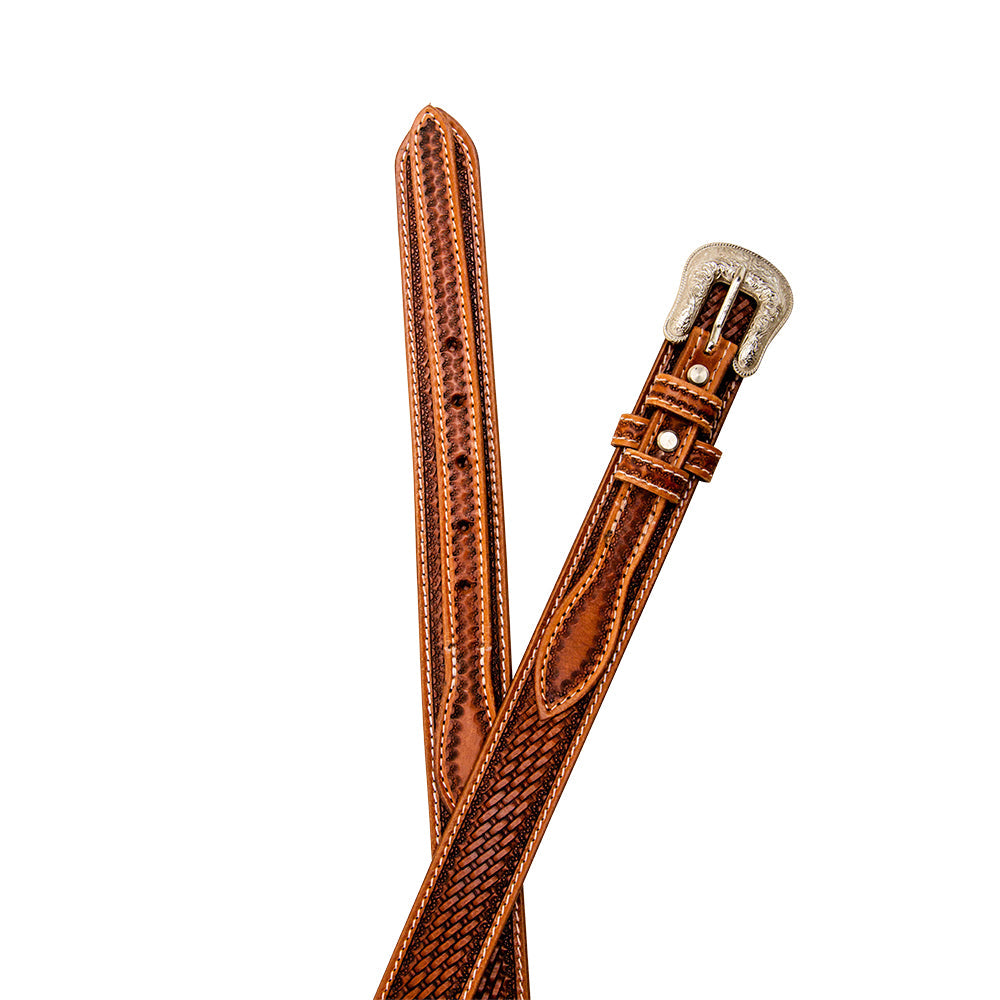 Vandal Hand-Tooled Leather Belt