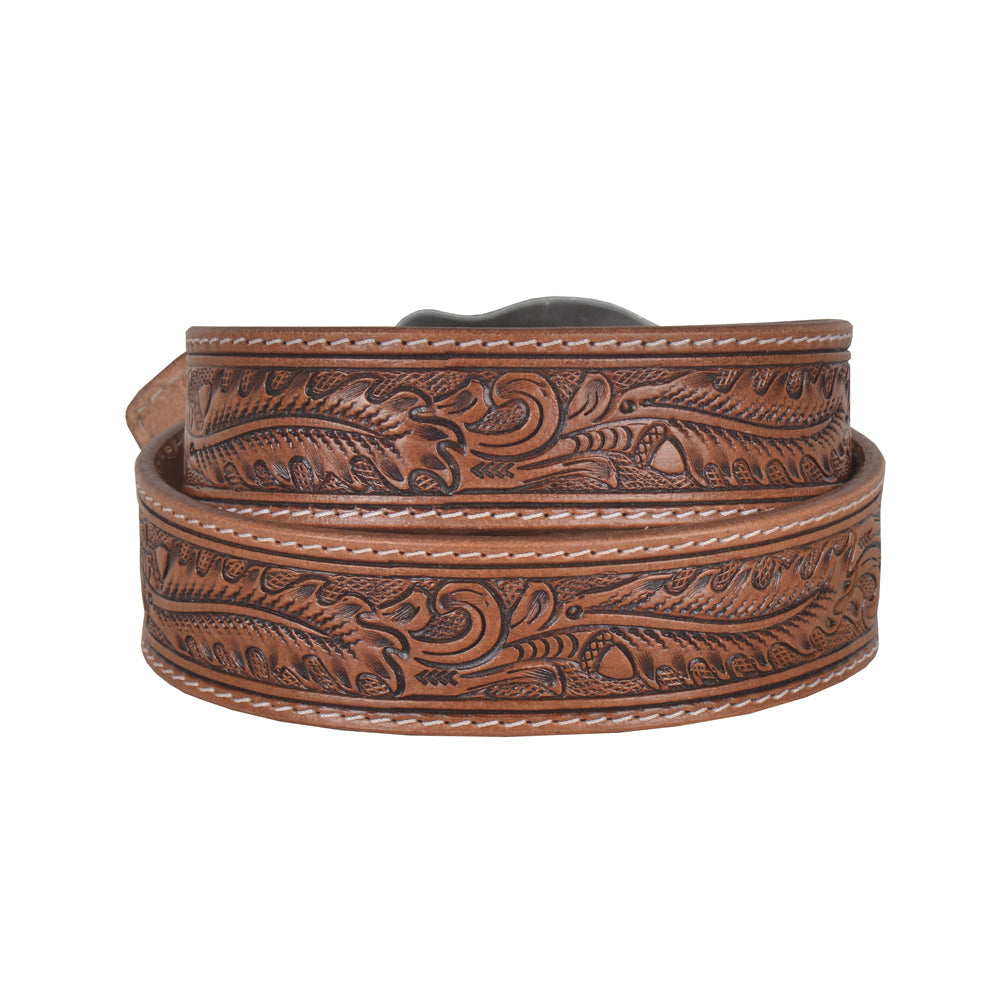 Frenzy Hand-Tooled Leather Women's Belt