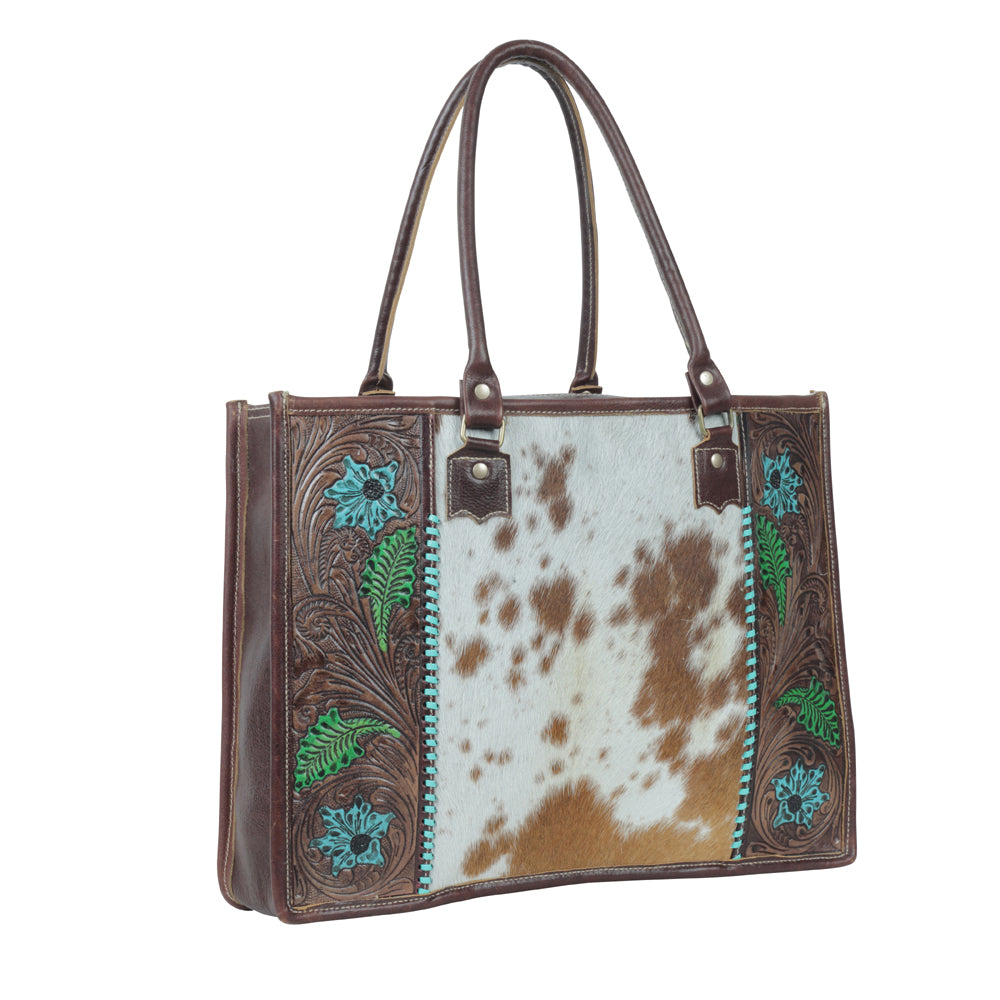 Cleopatra Hand-Tooled Bag
