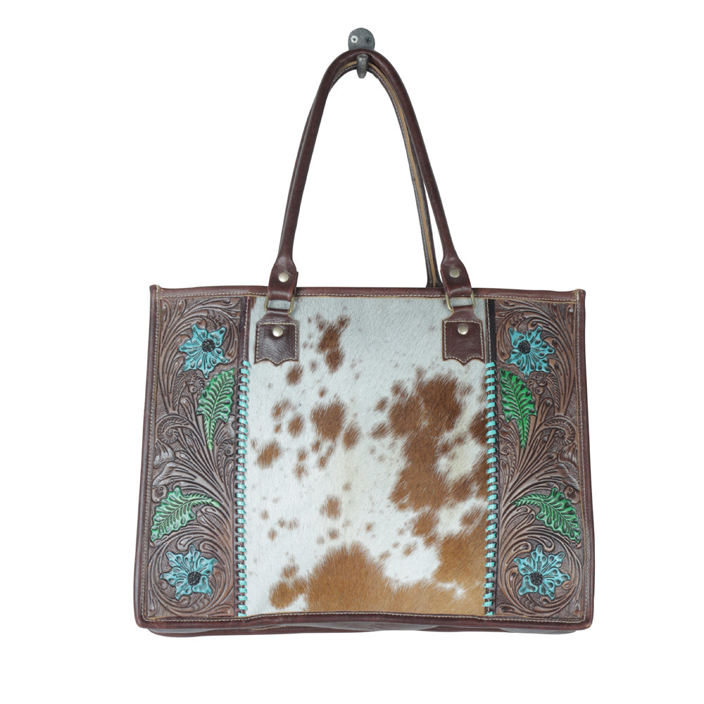 Cleopatra Hand-Tooled Bag