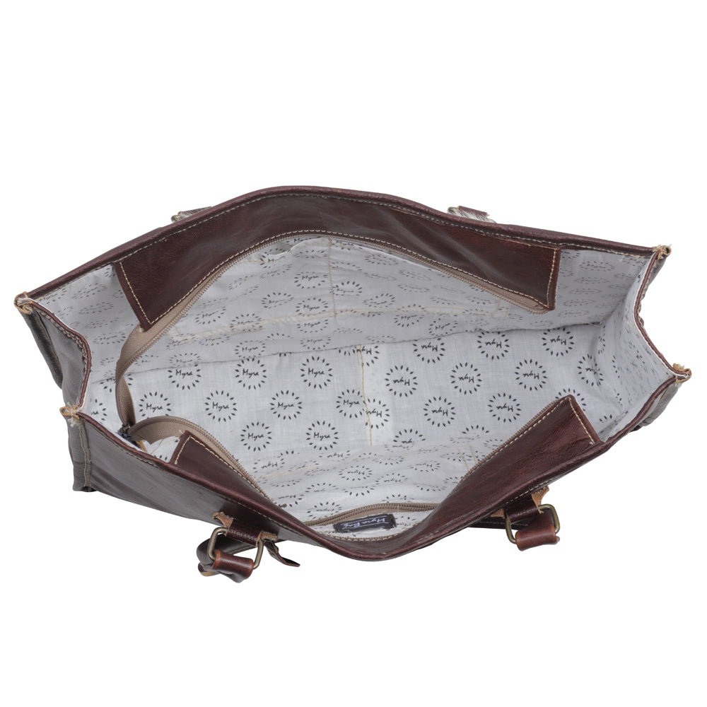 Begonias Hand-Tooled Bag