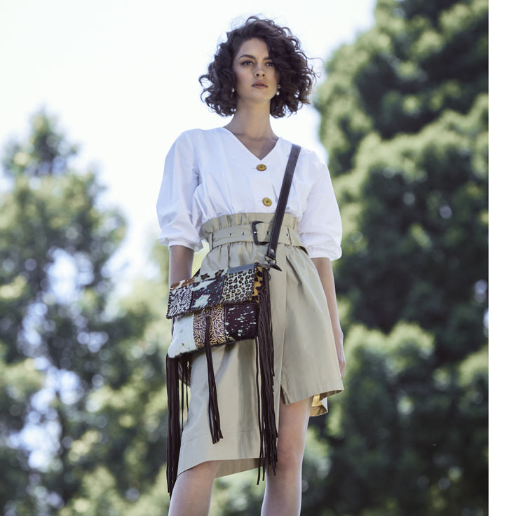 Ultrachic Canvas & Hairon Bag