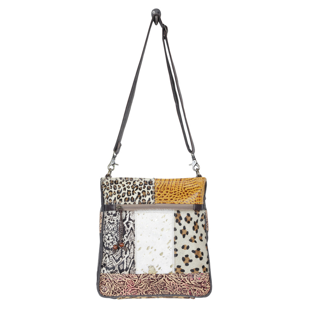 Bling Canvas & Hairon Bag