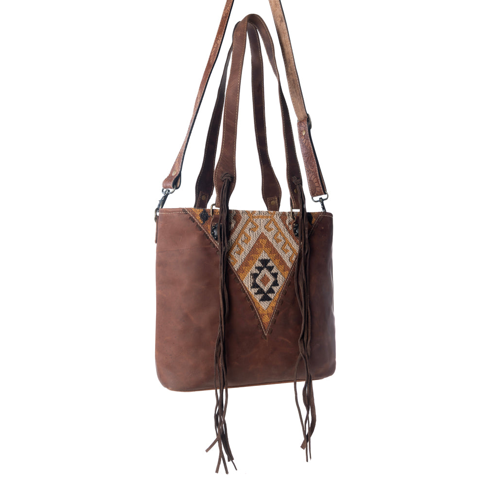 Flora Canvas And Hairon Bag
