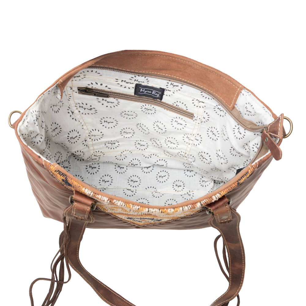 Flora Canvas And Hairon Bag