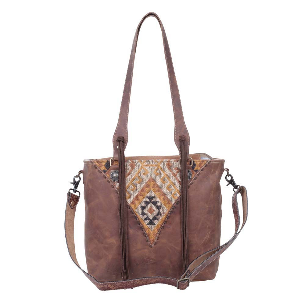 Flora Canvas And Hairon Bag