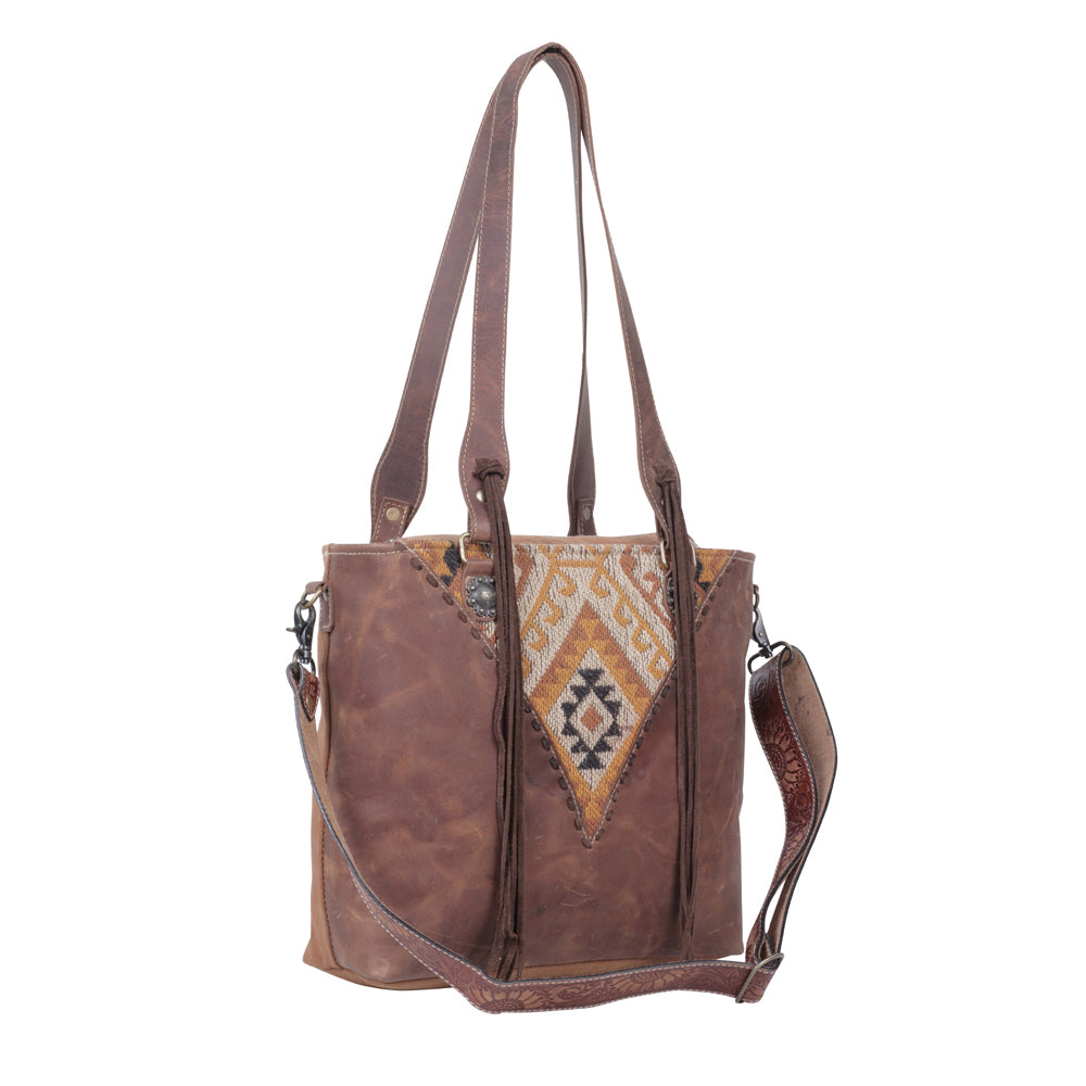 Flora Canvas And Hairon Bag