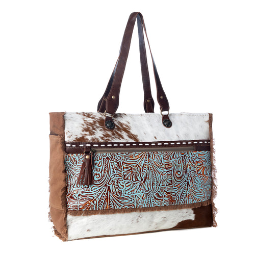 JUNIPER CANVAS AND HAIRON BAG
