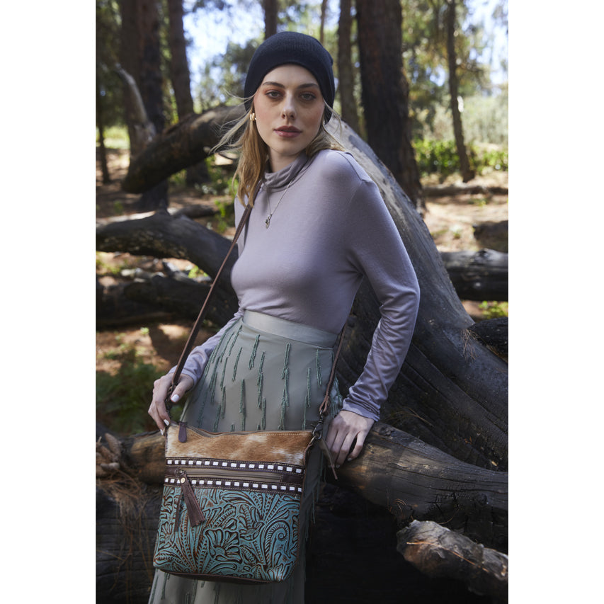 DELPHINE CANVAS & HAIRON BAG