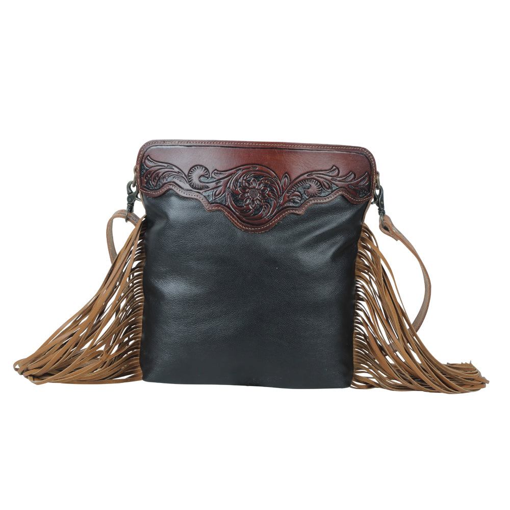 Blue moon Hand-Tooled Bag