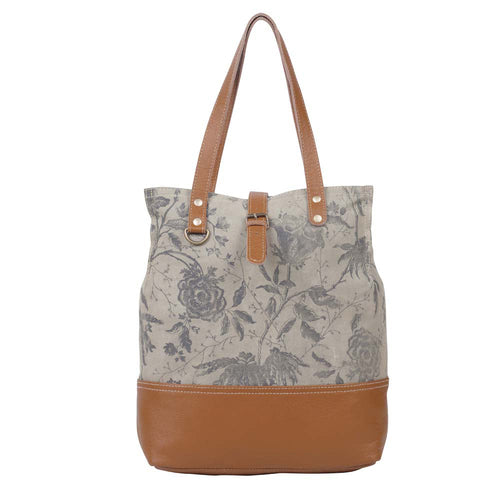 Rugged  fleurs Tote Bag