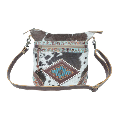 Posie Canvas And Hairon Bag