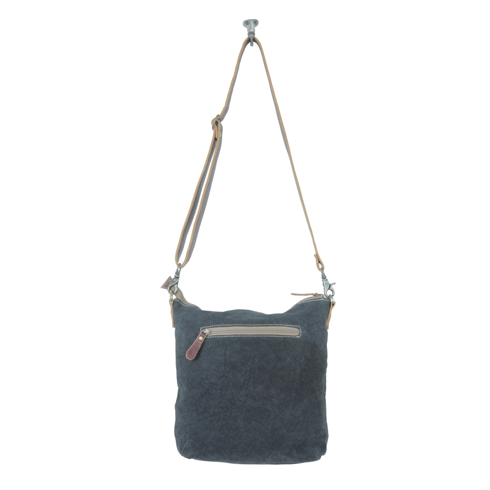 Posie Canvas And Hairon Bag