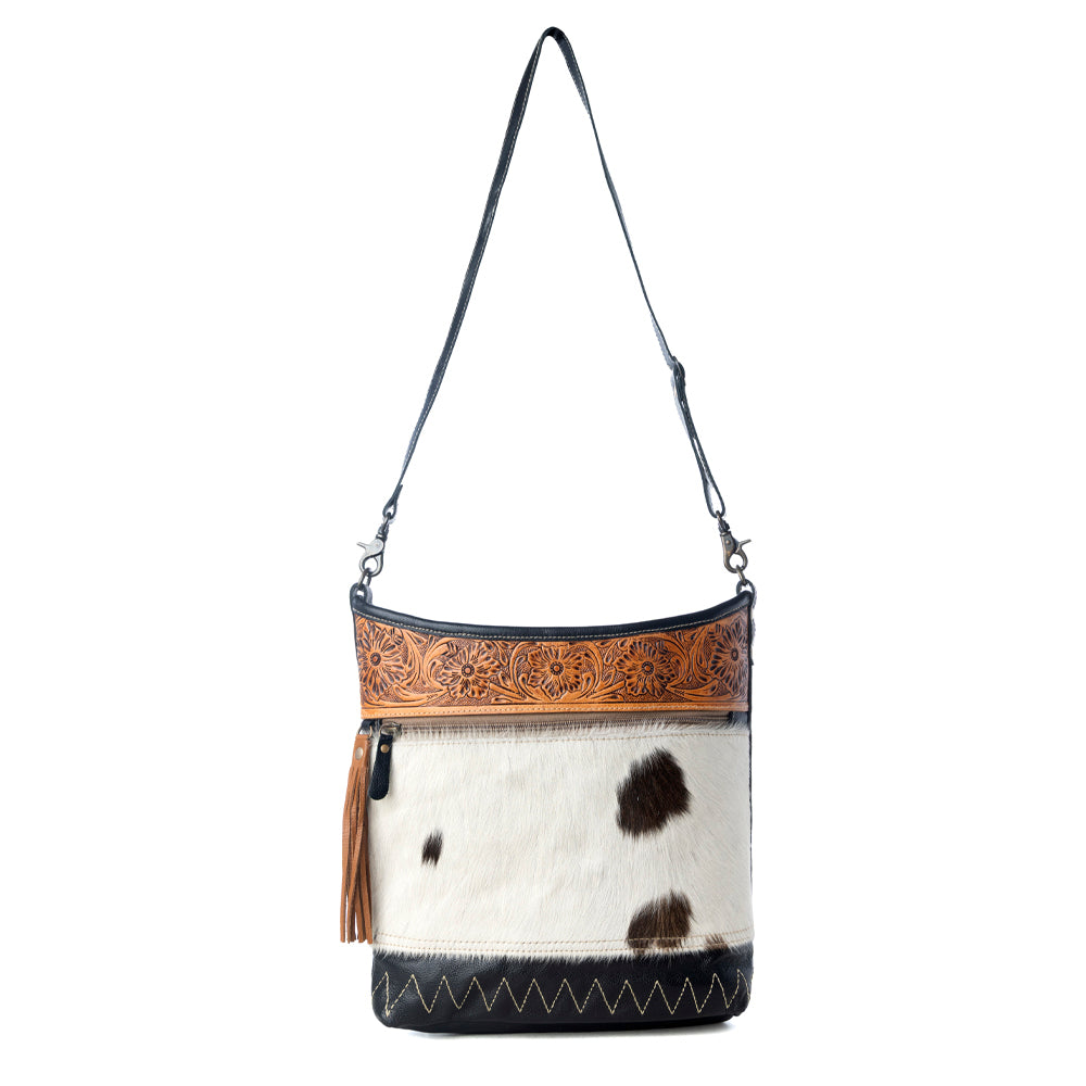 Dark Lagoon Hand-Tooled Bag