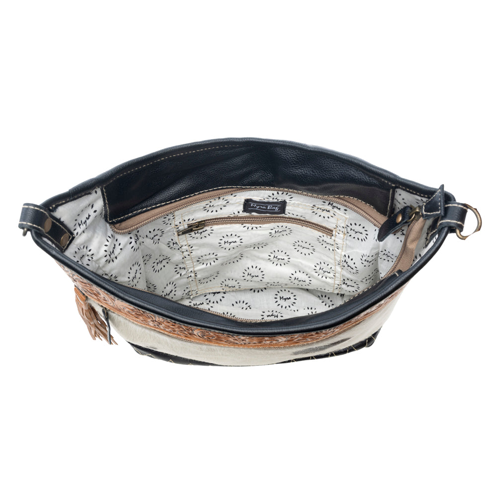 Dark Lagoon Hand-Tooled Bag