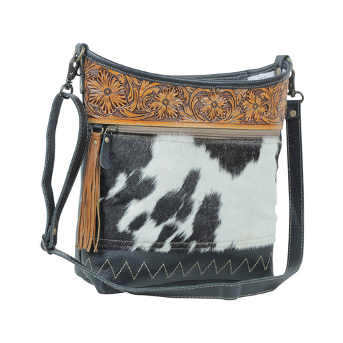 Dark Lagoon Hand-Tooled Bag