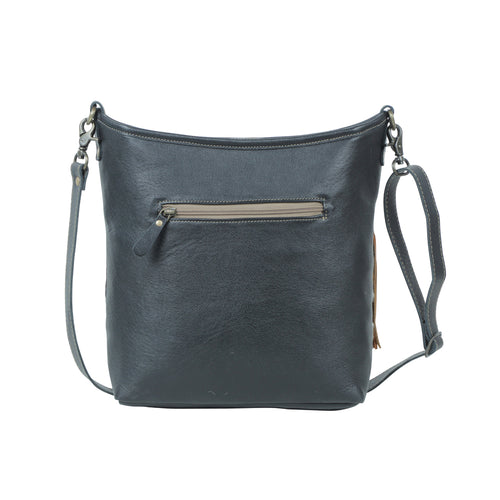 Dark Lagoon Hand-Tooled Bag