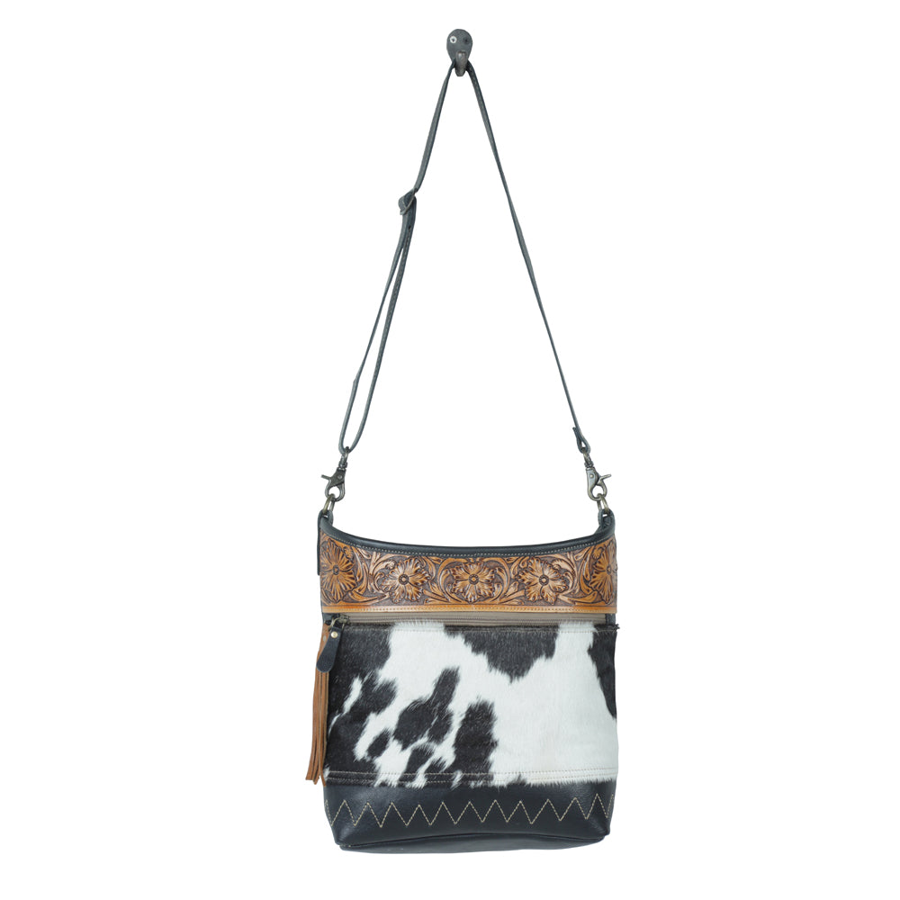Dark Lagoon Hand-Tooled Bag