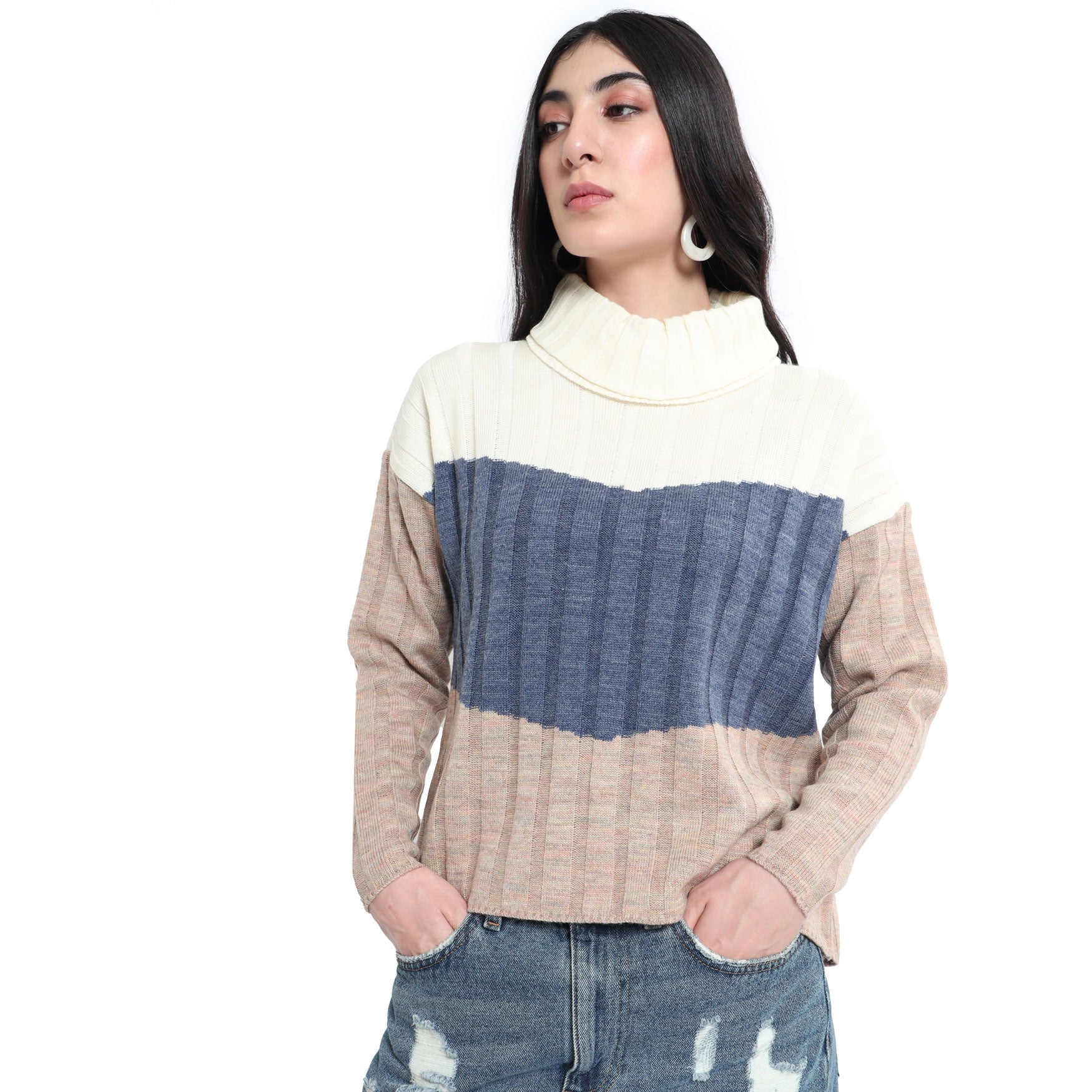 Blued-In Sweater