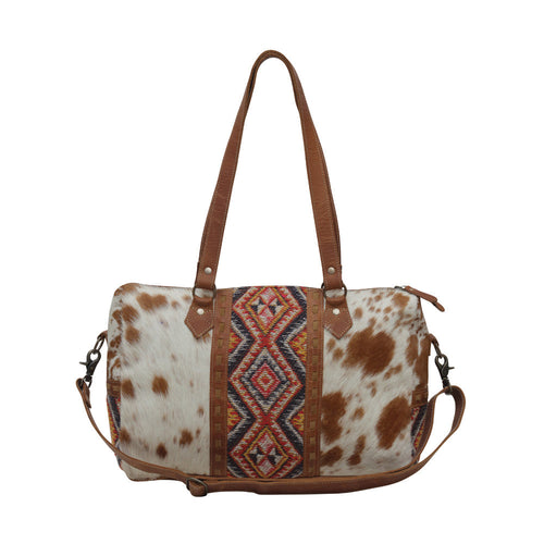 Brown Splash Mini Duffle