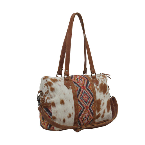 Brown Splash Mini Duffle