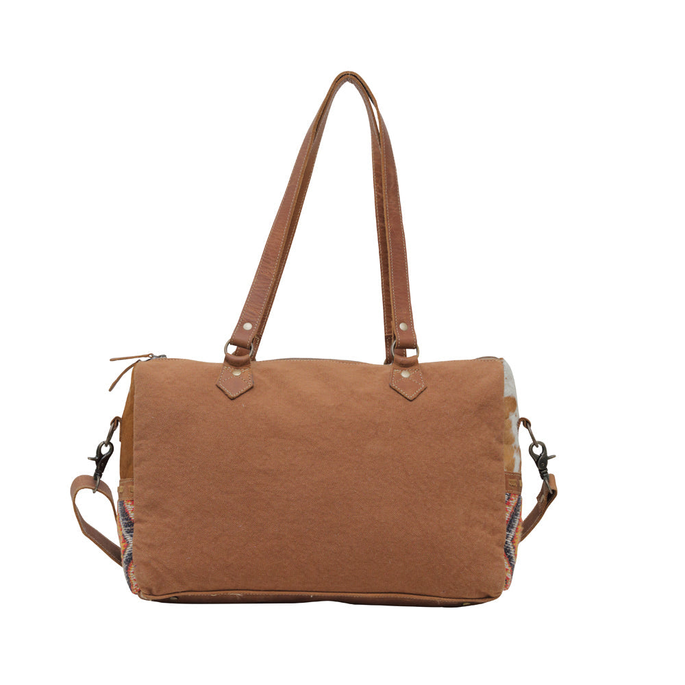 Brown Splash Mini Duffle