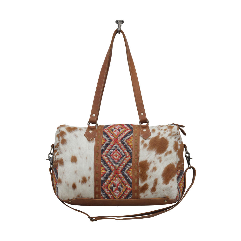 Brown Splash Mini Duffle