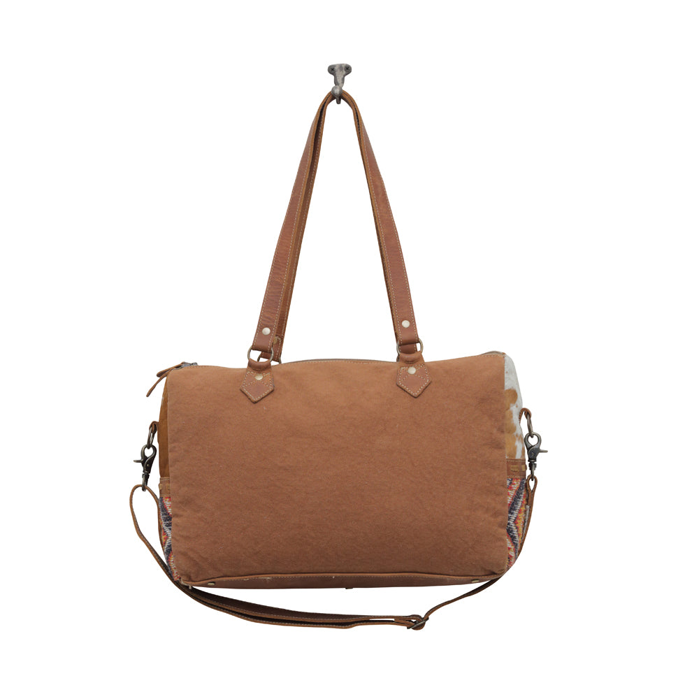 Brown Splash Mini Duffle