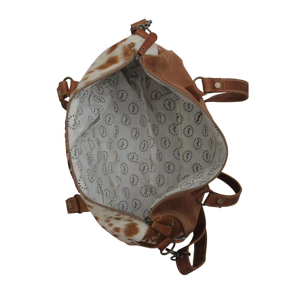 Brown Splash Mini Duffle