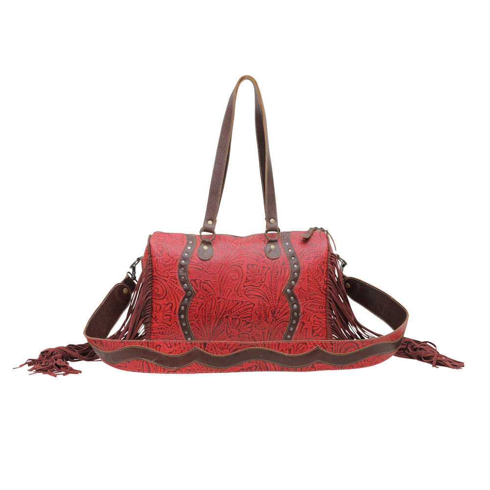 Candy Frills Leather & Hairon Bag