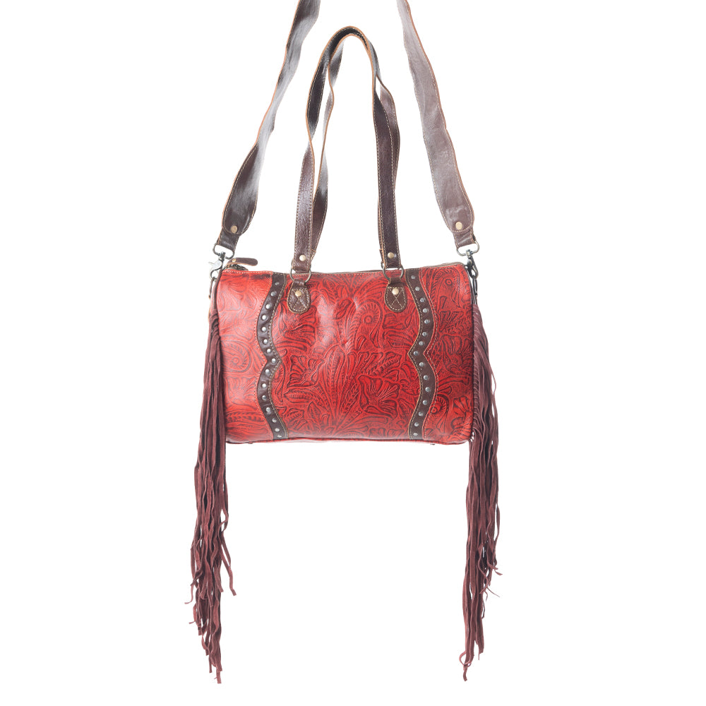 Candy Frills Leather & Hairon Bag