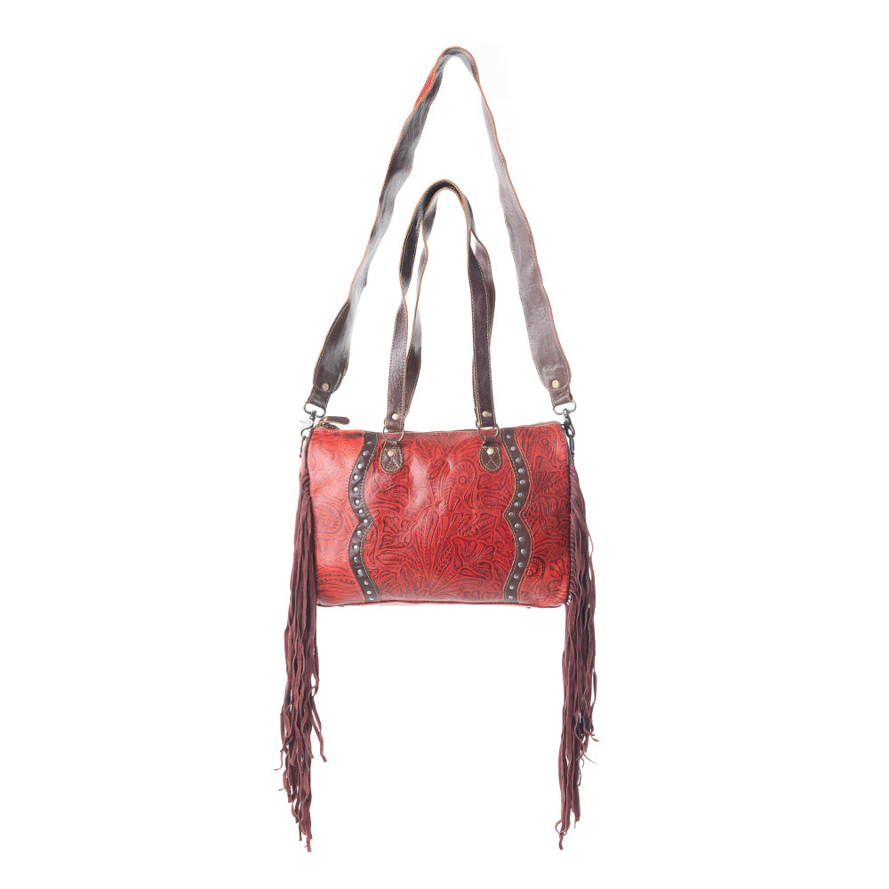 Candy Frills Leather & Hairon Bag