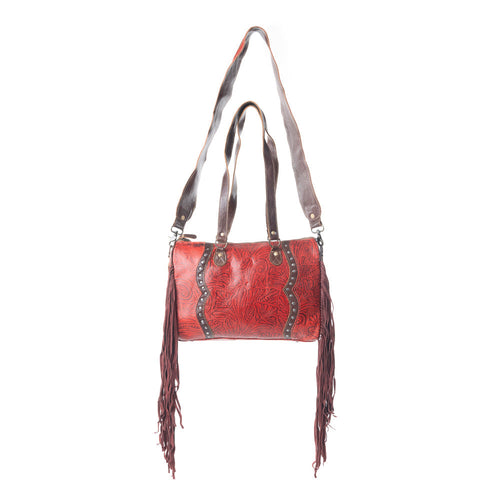 Candy Frills Leather & Hairon Bag