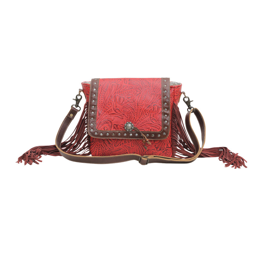 Cherry Pops Leather & Hairon Bag