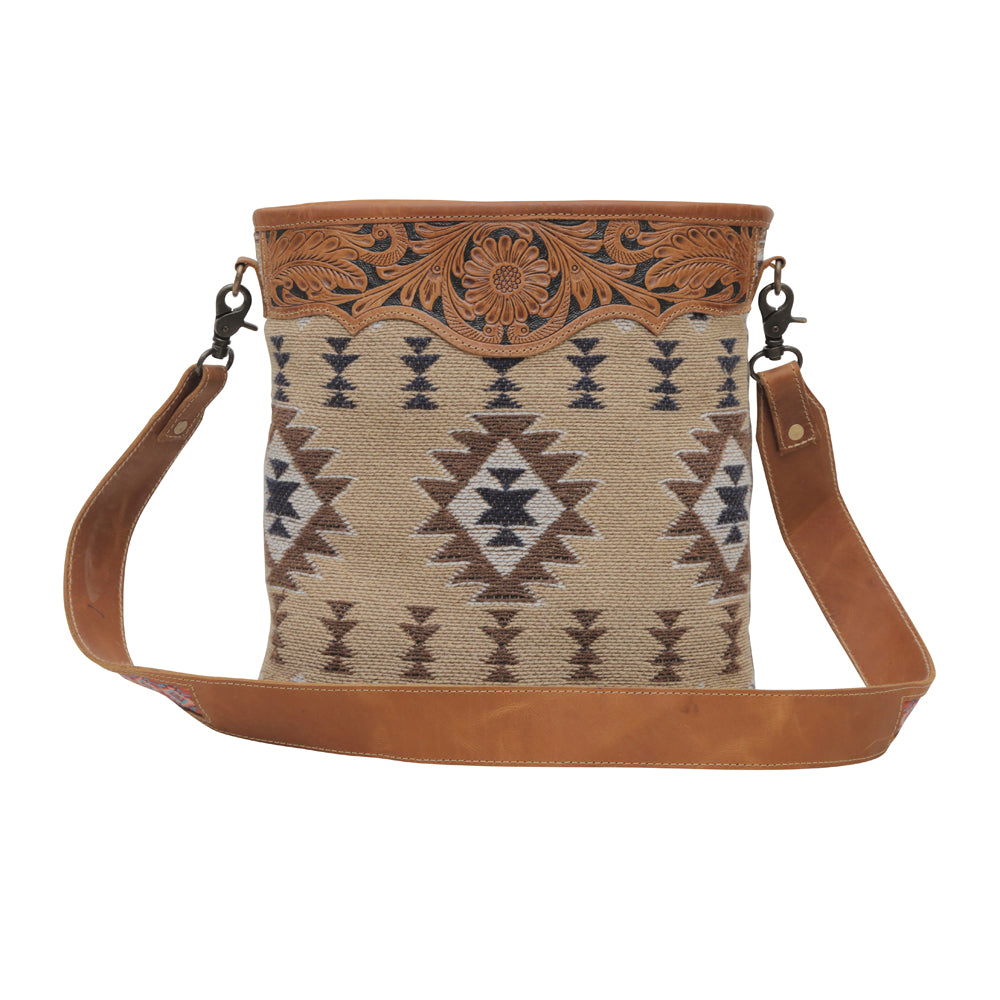 Traditional touch Hand-Tooled Bag