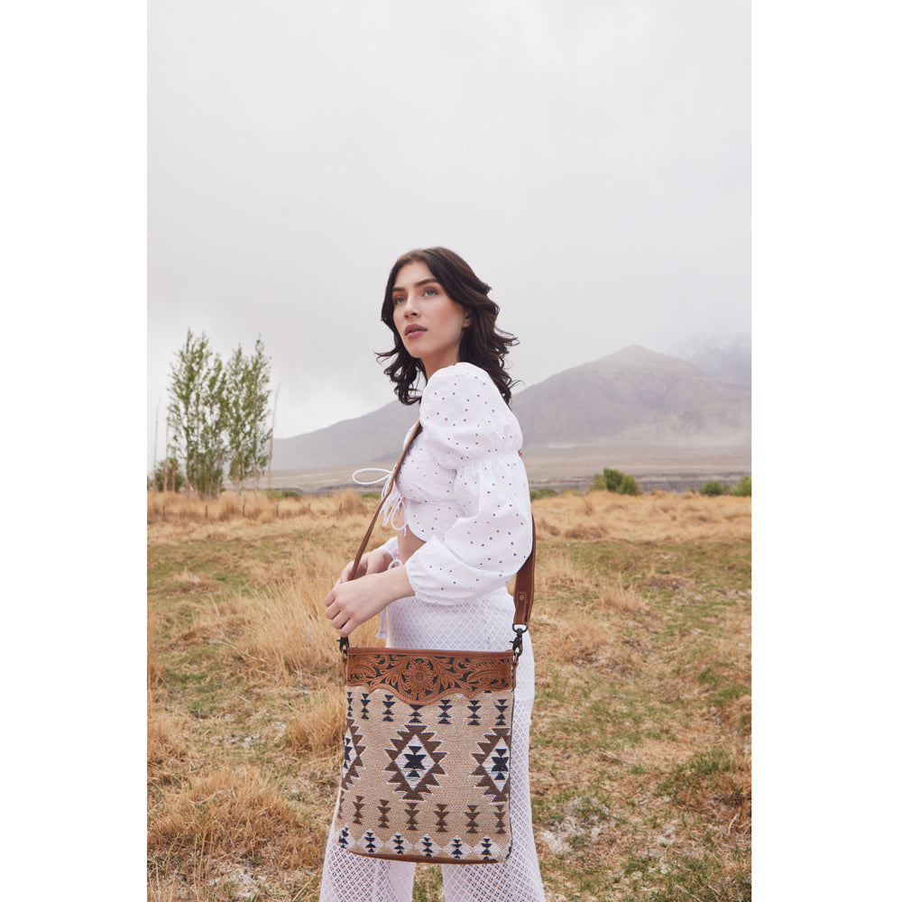 Traditional touch Hand-Tooled Bag